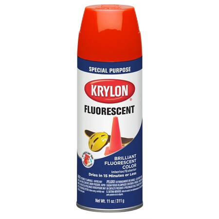 Krylon Â« Fluorescent Paints Yellow-Orange 11 oz. Aerosol 3102